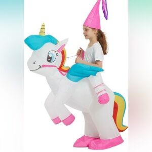 Inflatable Unicorn Costume with Hat